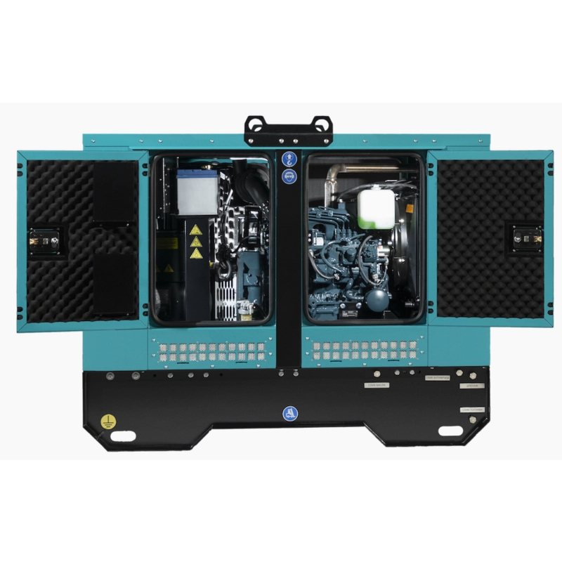 Дизельный генератор GenBox КВТ12M-S 1 фазный в кожухе