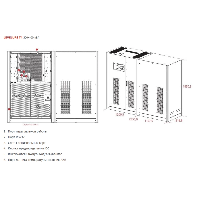 ИБП MAKELSAN LevelUPS T4 400 kVA
