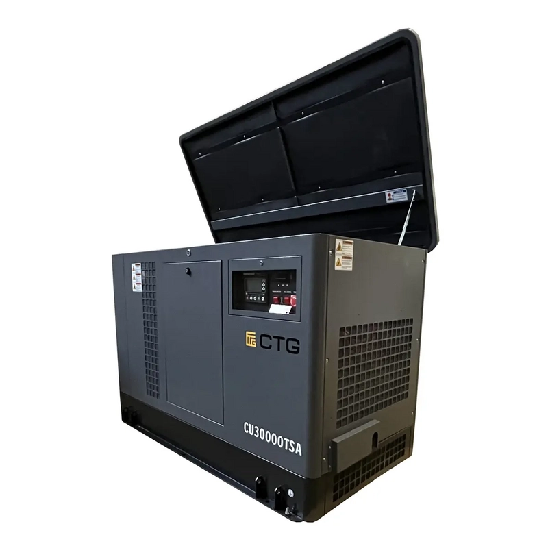 Гибридный генератор CTG CU30000TSA в кожухе