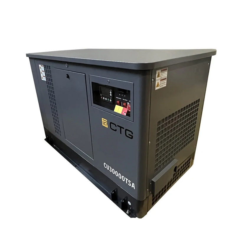 Гибридный генератор CTG CU30000TSA в кожухе