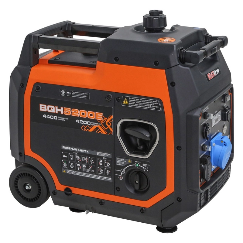 Инверторный бензиновый генератор EVOline BQH 5200 E (Zongshen)